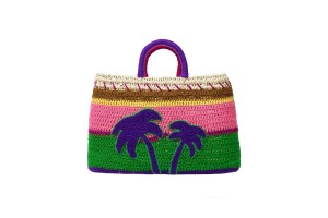 Women's Eres Palmier Medium Basket 23h Bag Multicolor | 126487BRD